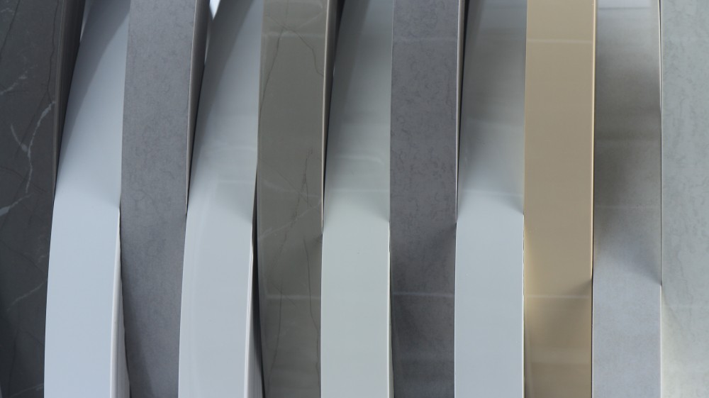Can you provide some examples of different PVC edge banding textures ...
